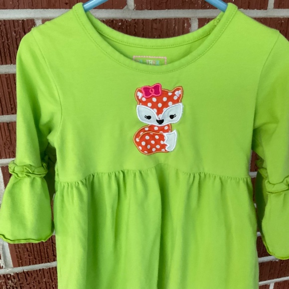 Southern Tots fox dress/tunic girl size 4T - Picture 2 of 5